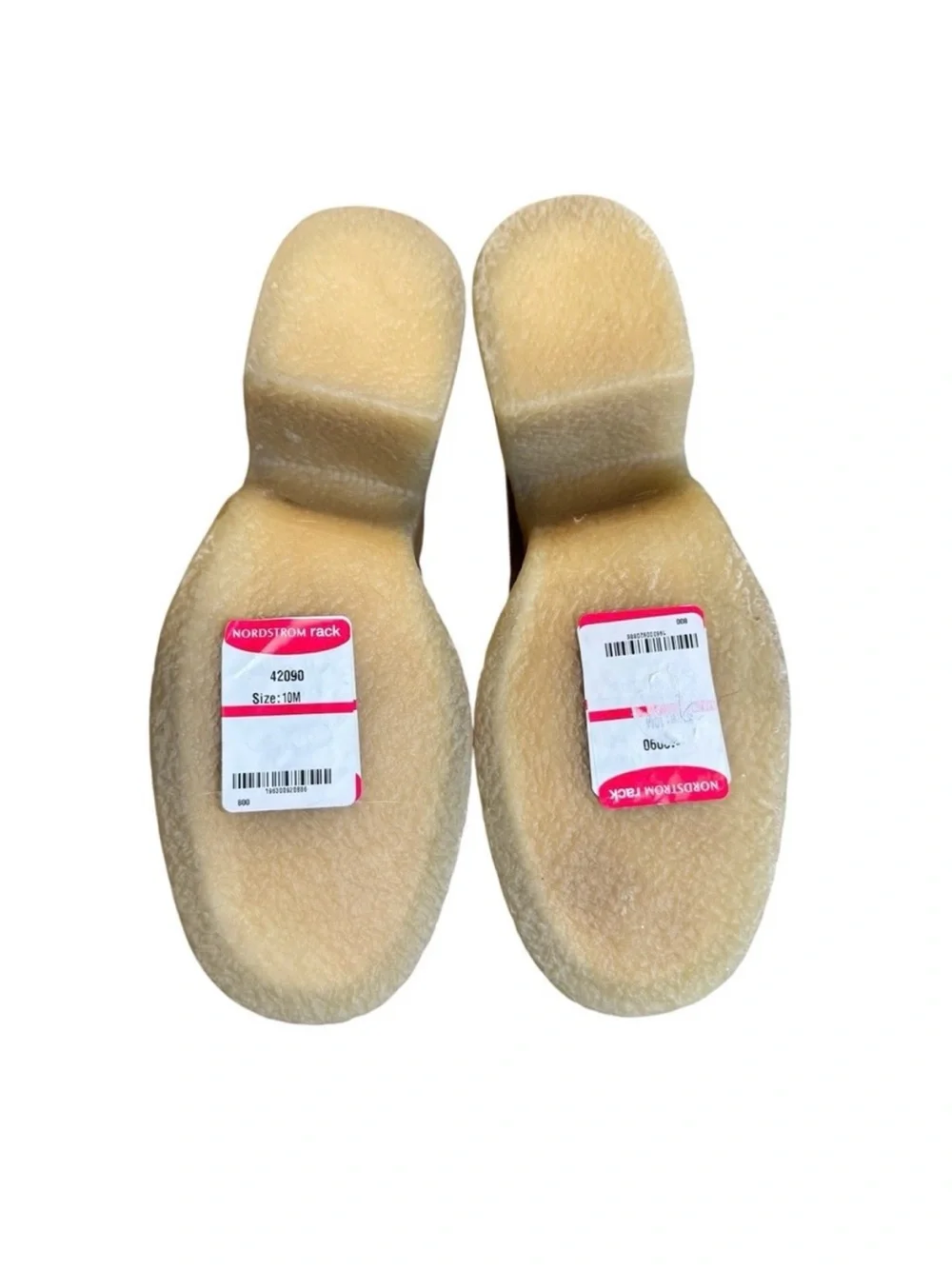 NWT MARC FISHER Lina Platform Loafers Tan Suede Chunky Gum Heel 90’s Y2K Shoes